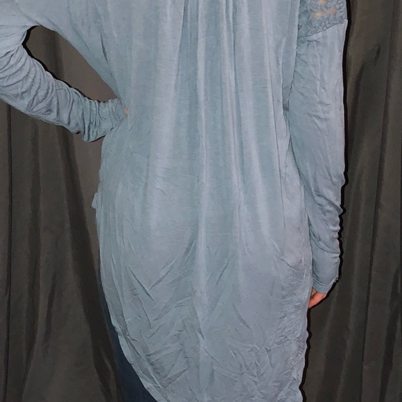 Blue Short Front Long Back - Picture 2 of 2